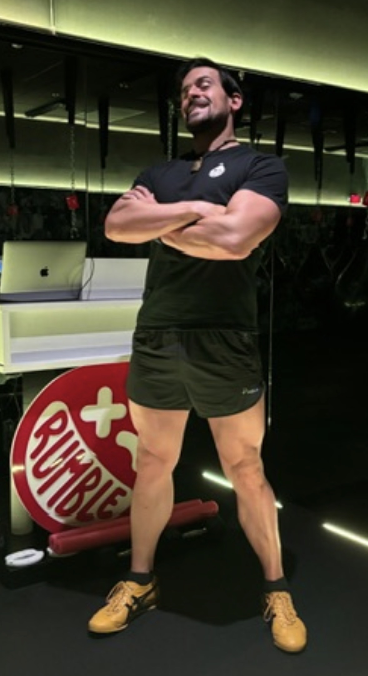 Coach JP, boxing coach at Rumble Boxing Alpharetta. 35+ Years Martial Arts · Stunt Performer